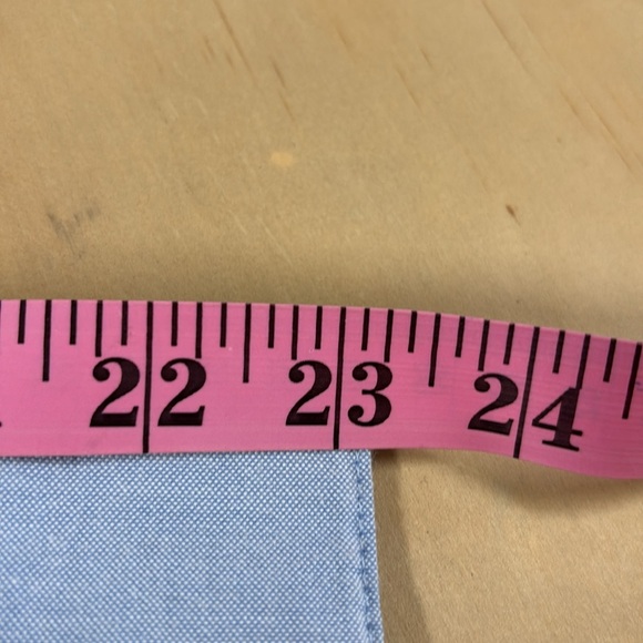 Modern Works Ladies Blue Button Up Shirt/Hidden Buttons Long Sleeves Size M - Picture 14 of 16